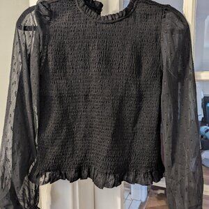 RACHEL ZOE Black blouse
